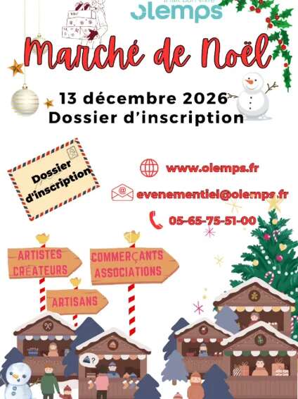 Inscriptions ouvertes pour le Marché de Noël 2026 !