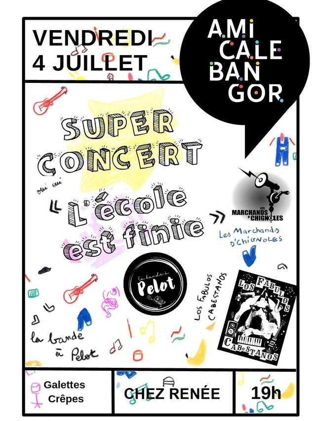 Super concert : "L'école est finie"