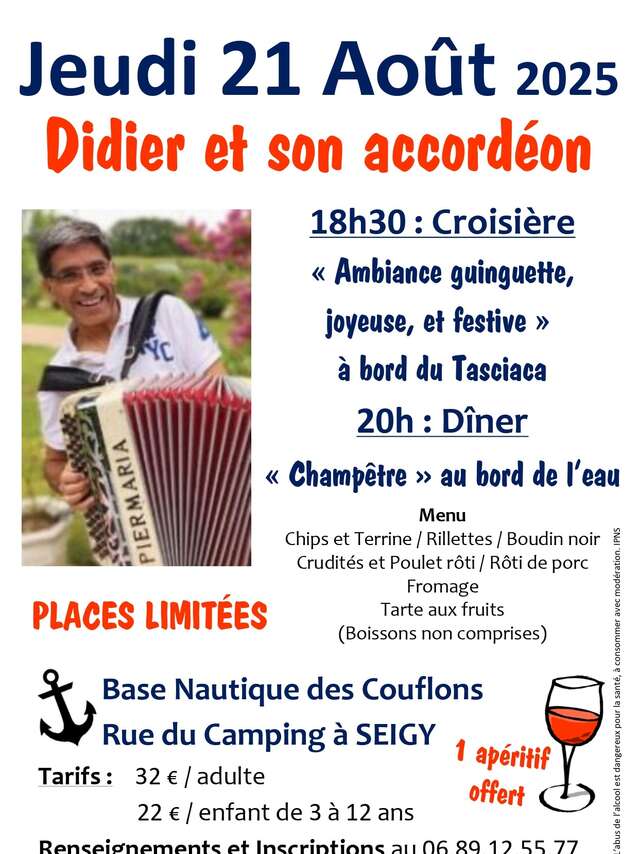 Croisière spéciale "Didier et son accordéon"