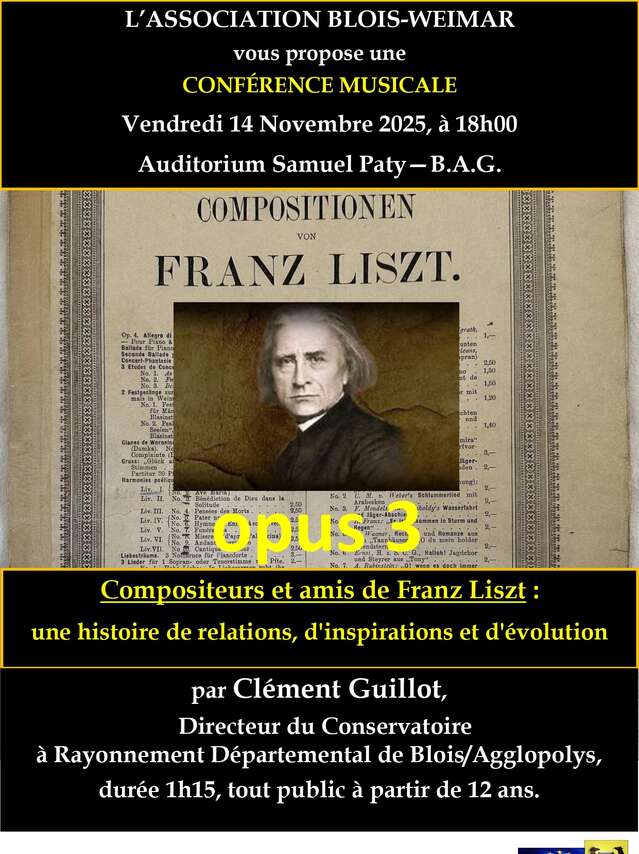 Conférence Musicale Franz LISZT
