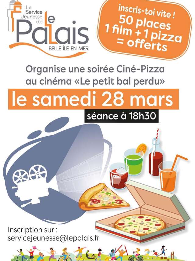Soirée ciné pizza