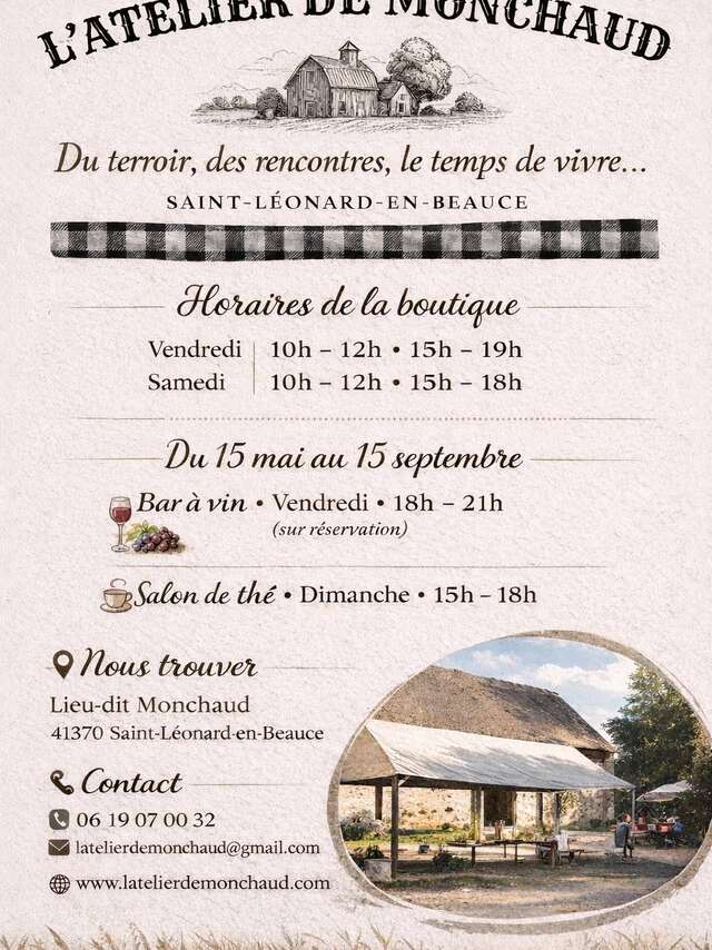 Bienvenue à L'Atelier de Monchaud
