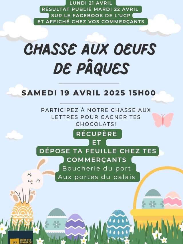 Chasse aux oeufs de Pâques