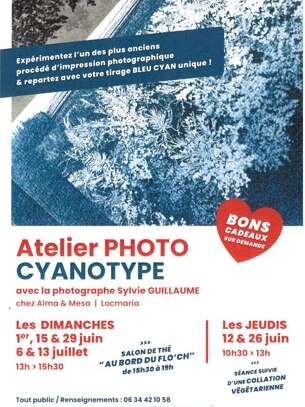 Atelier photo cyanotype