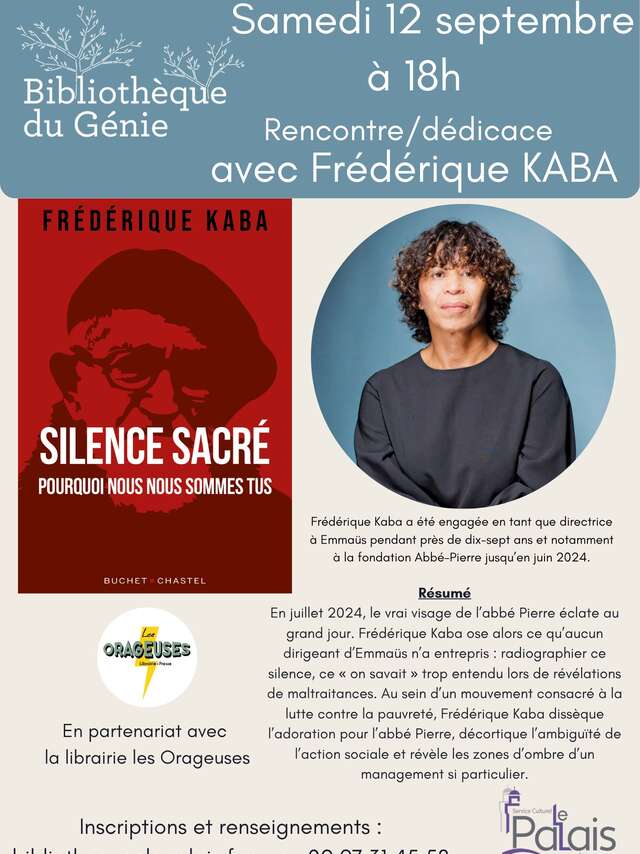 Rencontre dédicace avec Frédérique Kaba
