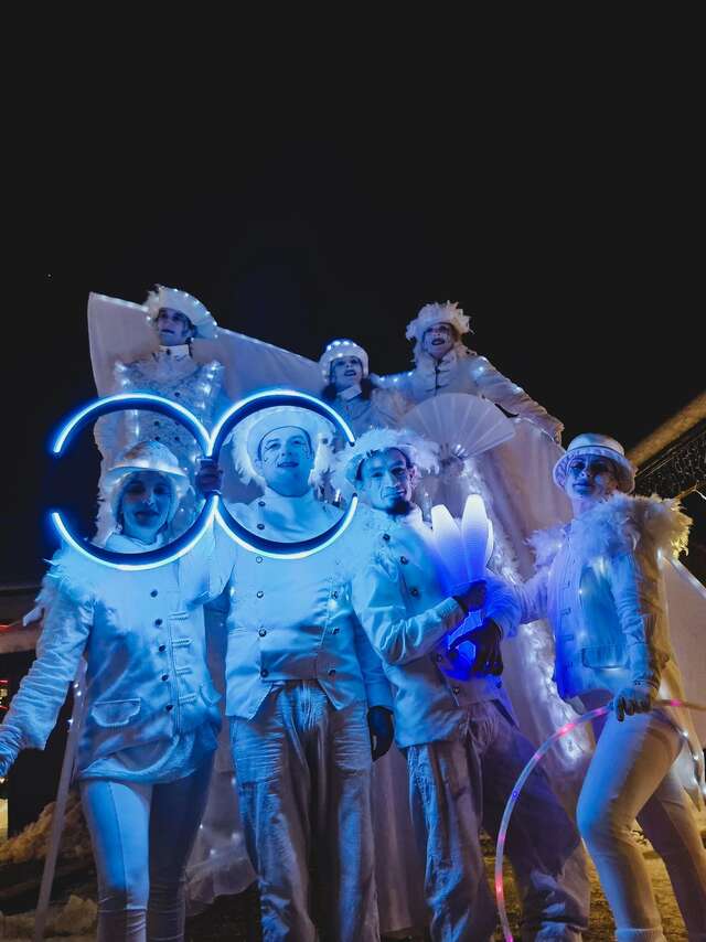 Christmas lights lighting ceremony