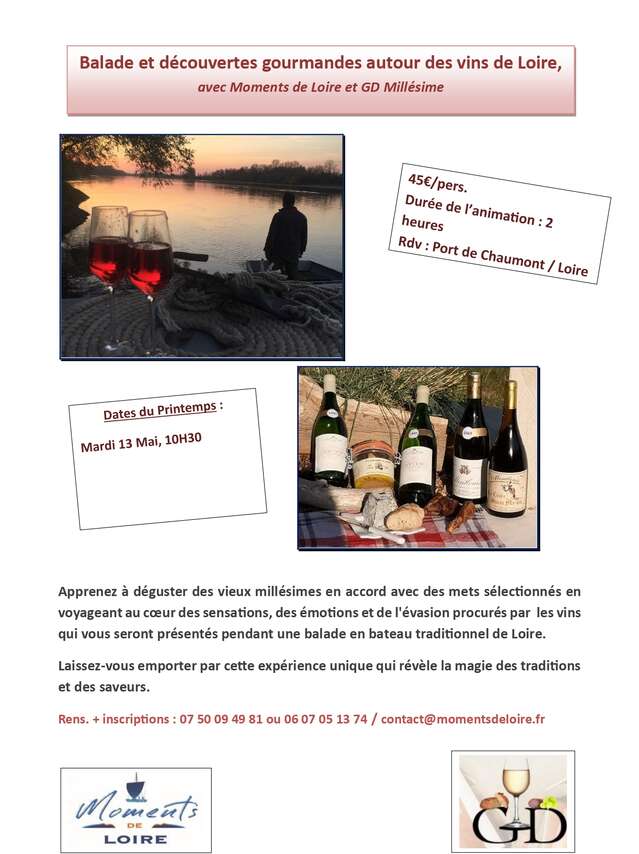 Balade et découverte gourmande des vins de Loire
