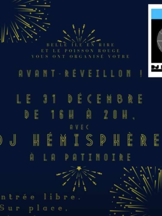Avant Réveillon ! DJ Hémisphère à la patinoire