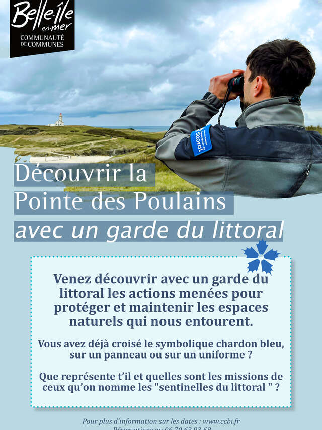 Découvrir la Pointe des Poulains avec un garde du littoral