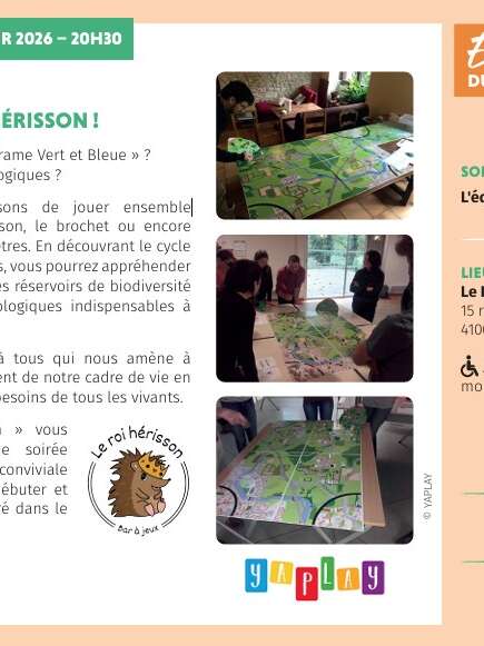 Soirée jeu avec le roi hérisson !