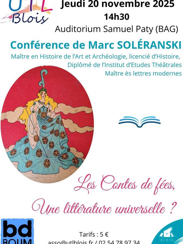 Conférence : Les contes de fées, une littérature universelle ?