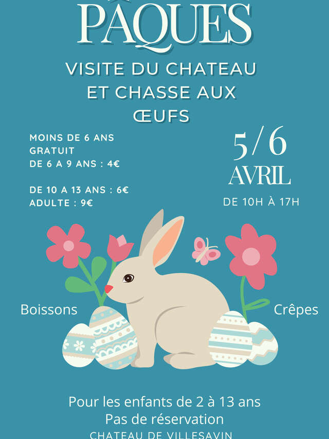 Chasse aux œufs à Villesavin