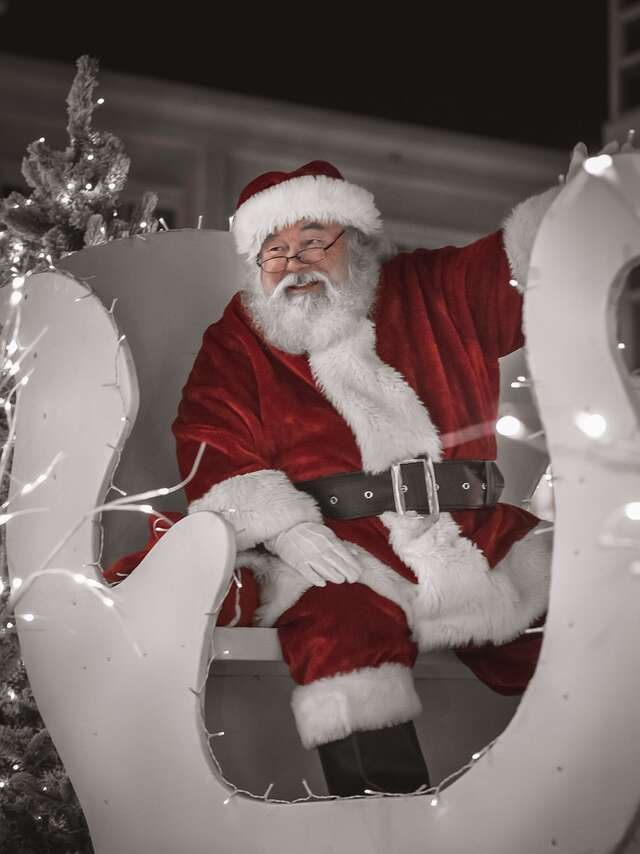 Descente du Père Noël à Estrées