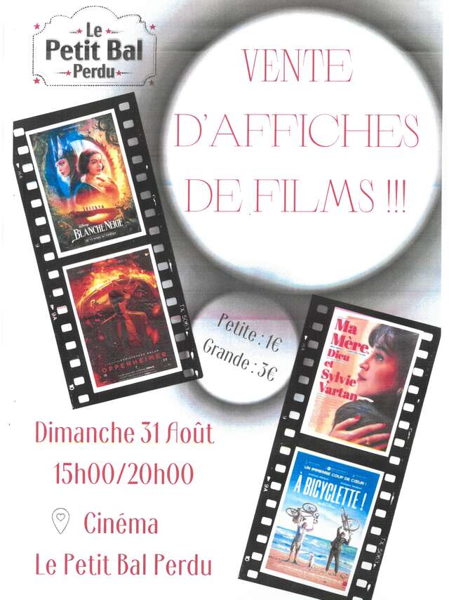 Vente d'affiches de film