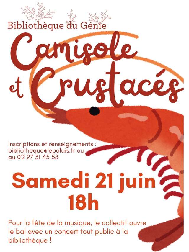 Concert du collectif Camisole et crustacés