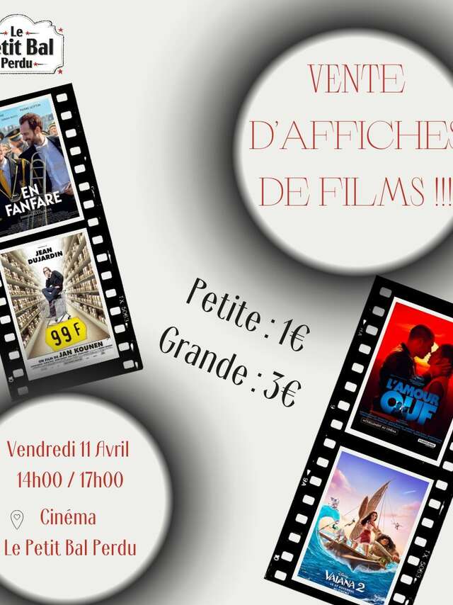Vente d'affiches de films