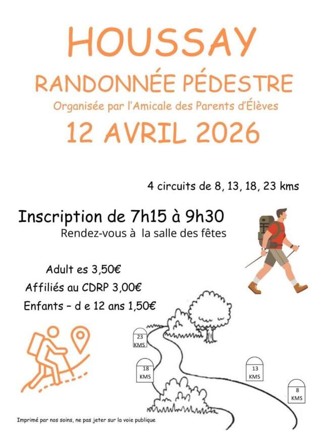 Randonnée organisée par : Amicale des parents d’éleve
