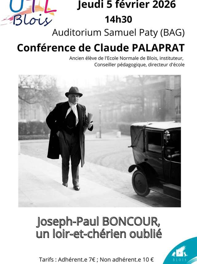 Conférence : Joseph-Paul Boncour