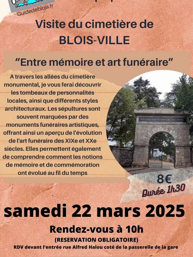 Visite du cimetière de Blois-Ville