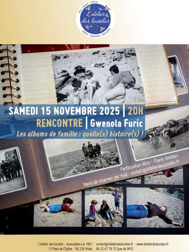 Rencontre-conférence « Les albums de famille : quelle(s) histoire(s) ! » avec Gwenola Furic