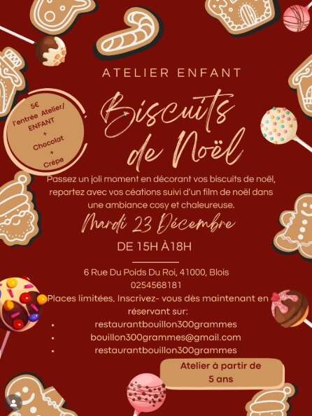 Atelier Biscuits de Noël