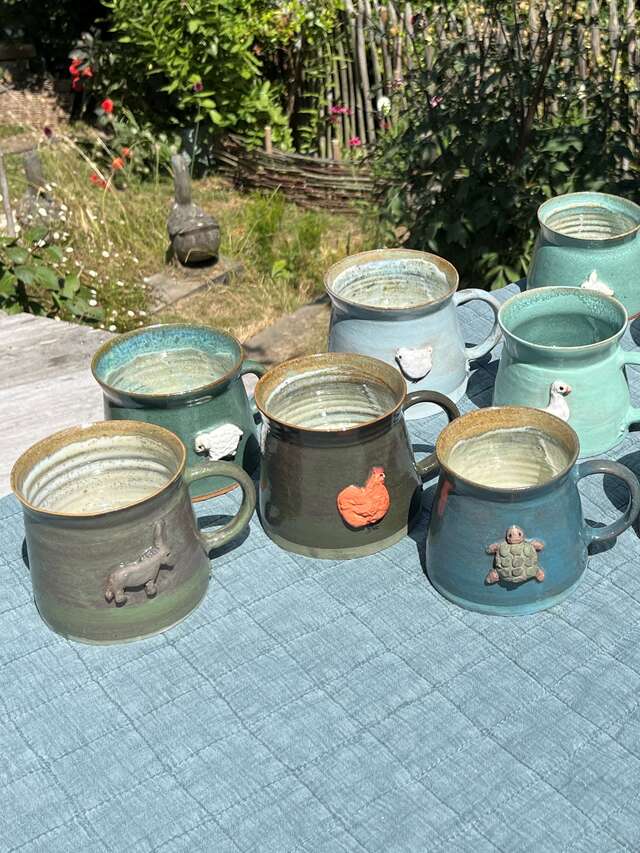 Atelier des 2 oies, Sculptures et Poteries