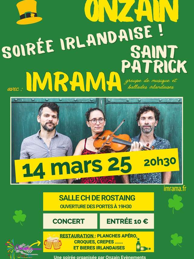 Soirée Irlandaise Saint Patrick