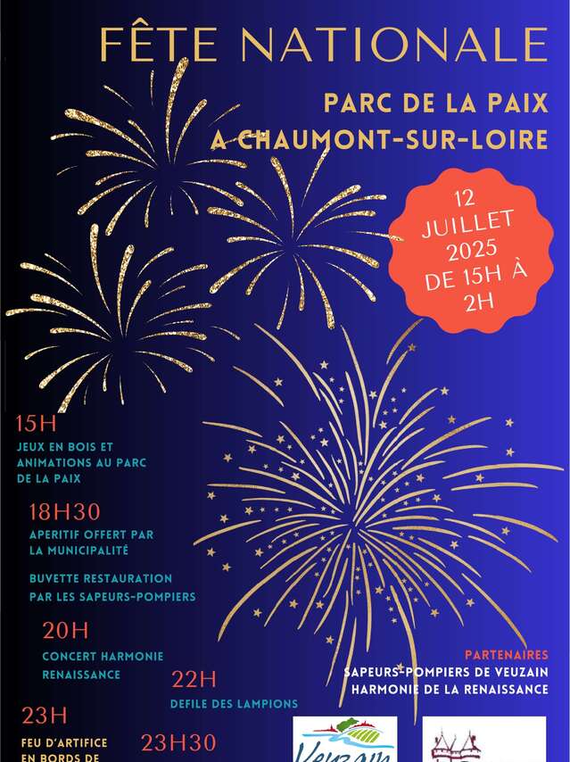 Fête Nationale 14 juillet - Chaumont-sur-Loire