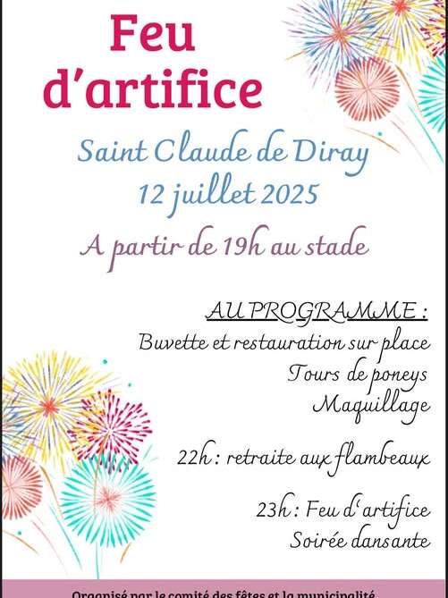 Fête Nationale 14 juillet - St Claude de Diray