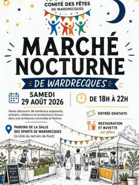 Marché nocturne de Wardrecques