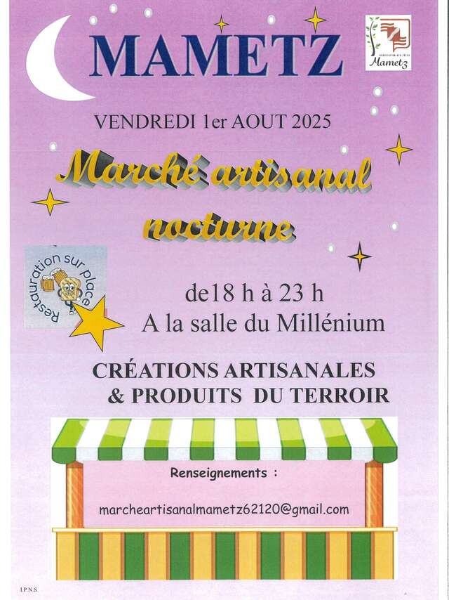 ÉVÊNEMENT | Marché artisanal nocturne de Mametz