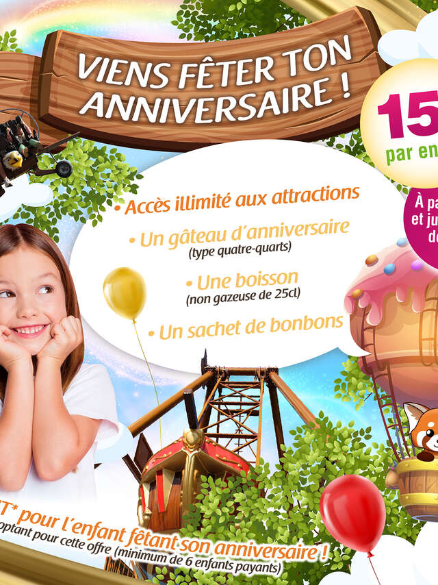 Fêter son anniversaire à Fééryland