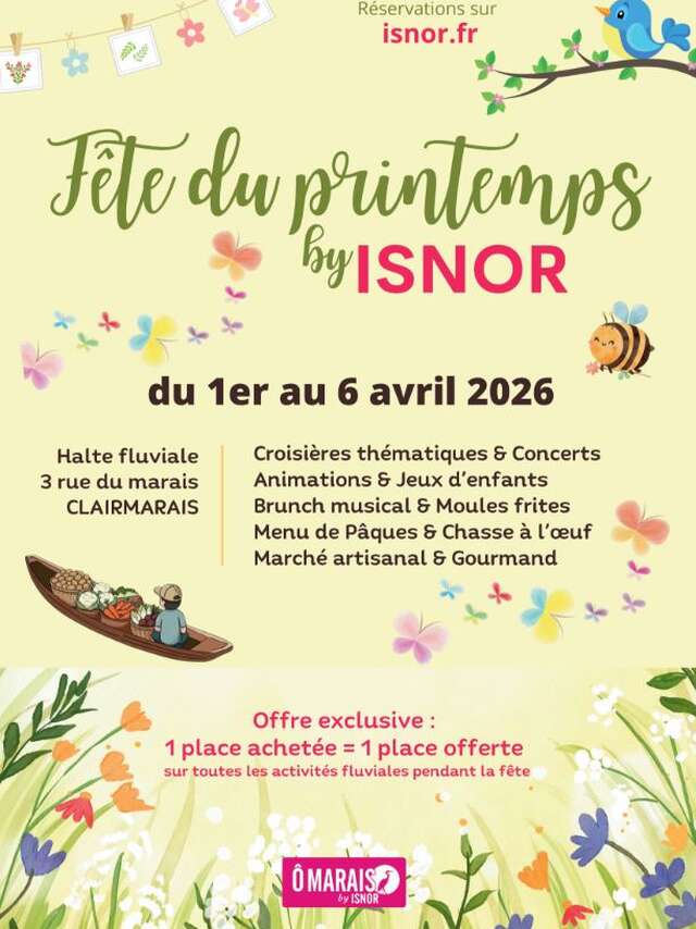 ÉVÉNEMENT | Fête du Printemps chez Ô Marais by Isnor