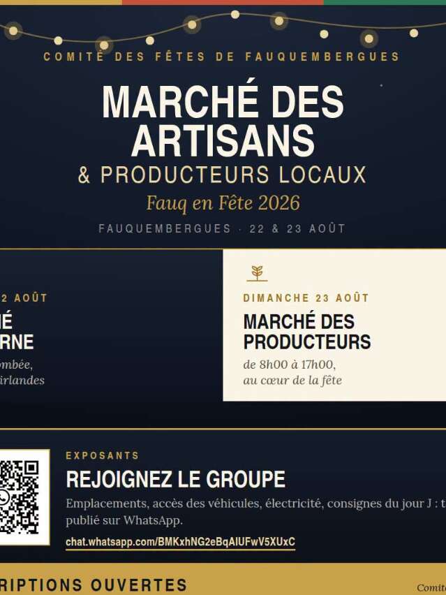 TERROIR | Fauq'en fête : Marché nocturne d'artisans et marché des producteurs