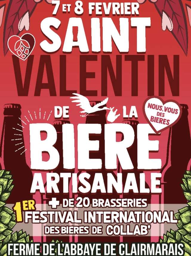FESTIVAL INTERNATIONAL DES BIERES DE COLLAB' | Saint-Valentin de la Bière artisanale