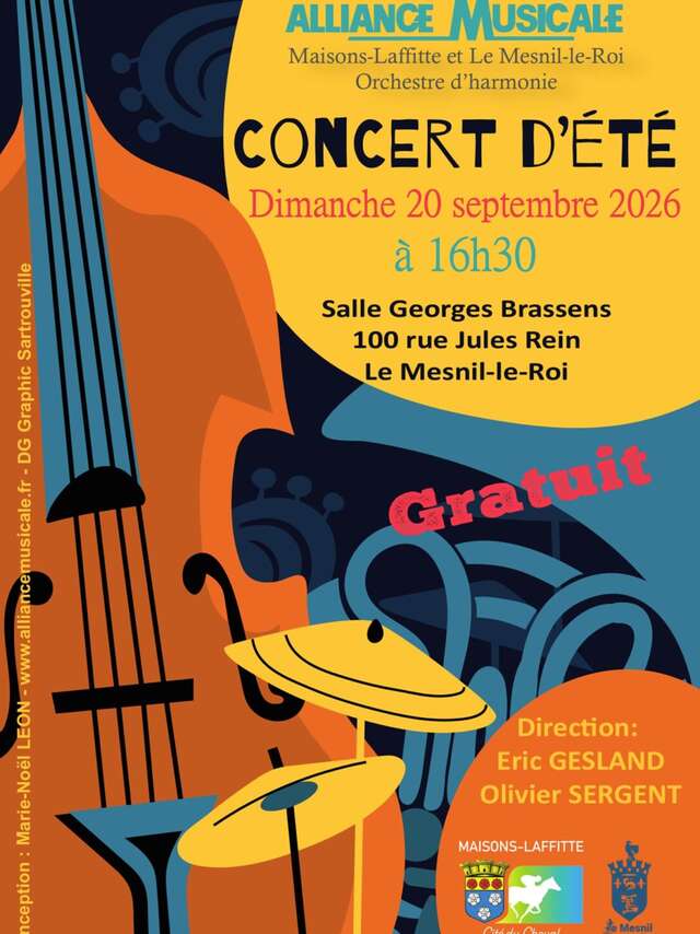 Concert d’été 2026 – L’Alliance Musicale