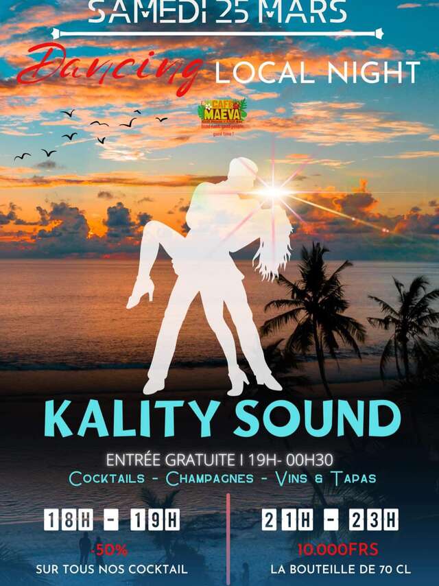 Dancing Local Night - Café Maeva - Grill House & Chill Bar