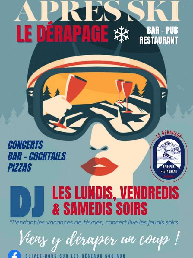 New Year's Eve DJ party for seasonal workers with DJ François Garnier