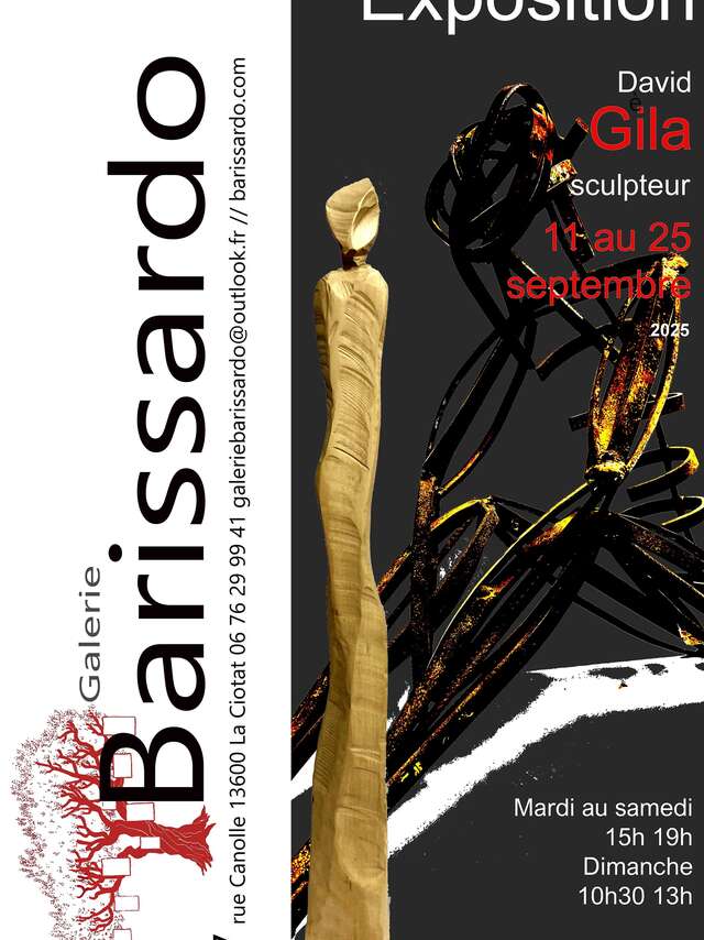 Ausstellung von Skulpturen von David Gila