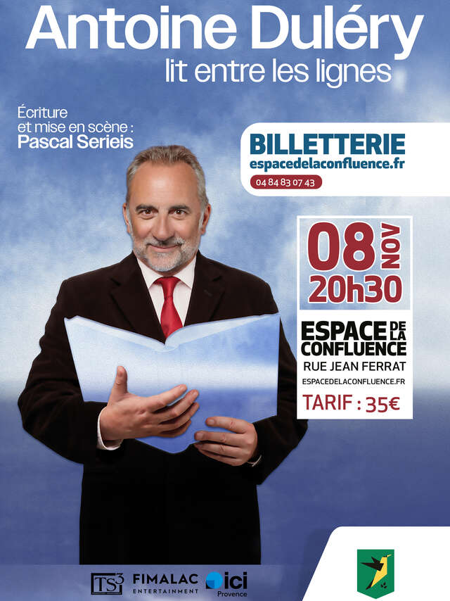 Antoine Duléry lit entre les lignes