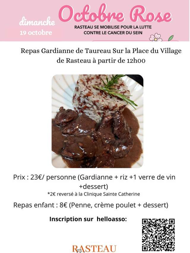 Repas Gardiane - Pink October
