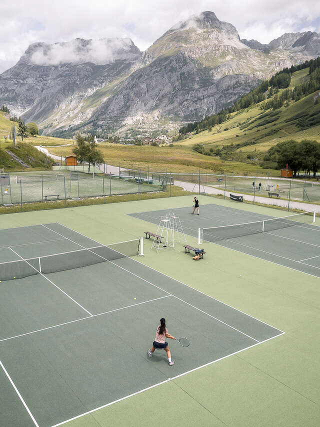 Terrains de tennis