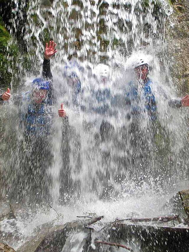Canyoning initiation