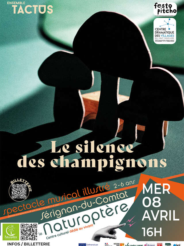 Spectacle musical illustré "Le silence des champignons" - Naturoptère