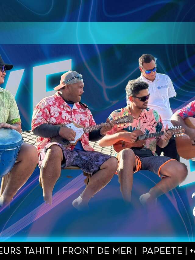 Ora nui local band en concert - 3 Brasseurs de Tahiti