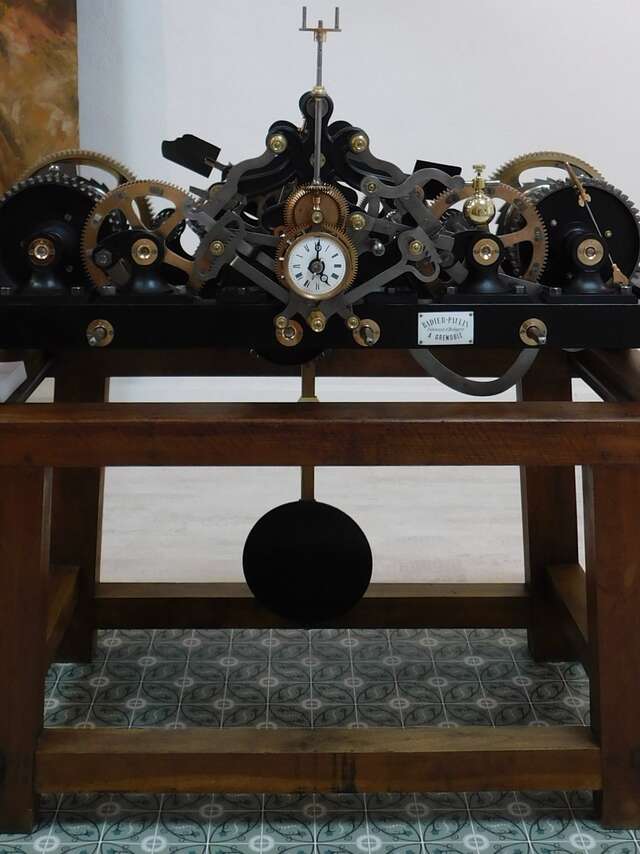 Démonstration du mécanisme de l'horloge