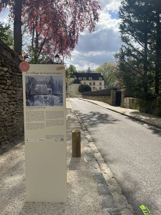 Chemin des Impressionnistes à Louveciennes