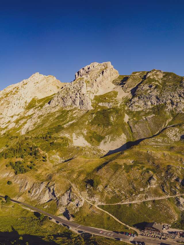 Aller cyclo : Col de la Colombière nord