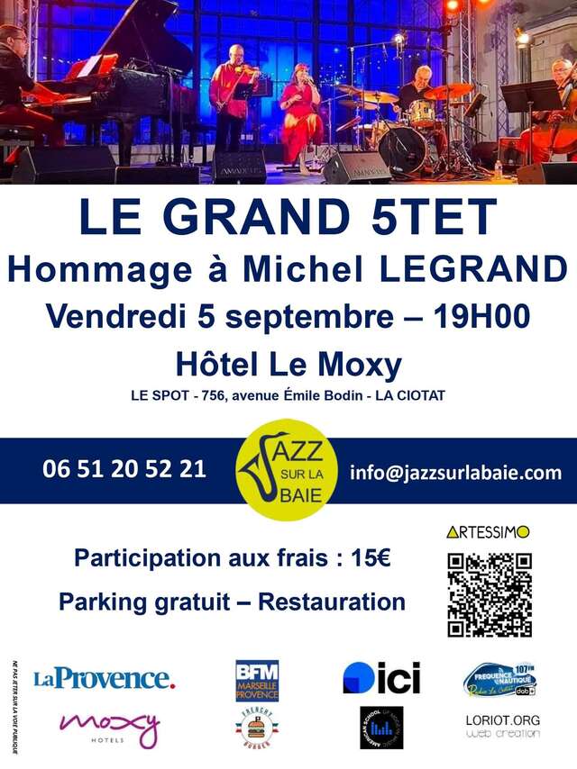 Concert by the Grand 5tet in tribute to Michel Legrand