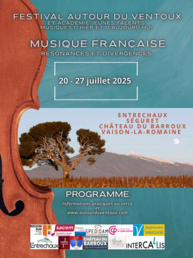 Romantische Musik 'Divergences' - Festival Autour du Ventoux